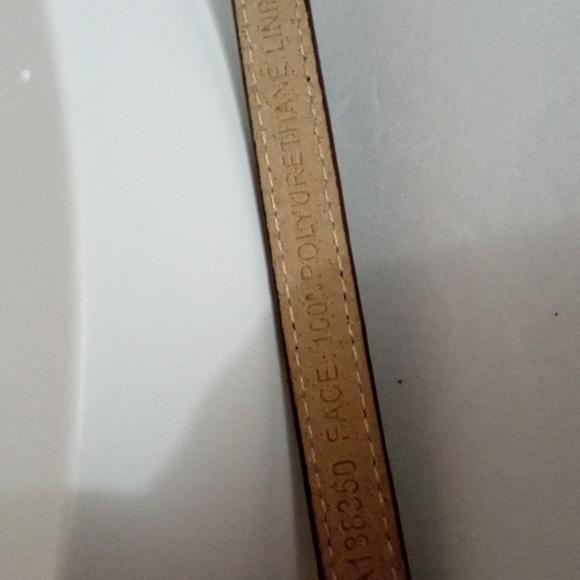 Women's  Amiee Lynn  Belt  sz  M/L Brown with Gold Hardware Adjustable back - Picture 3 of 6